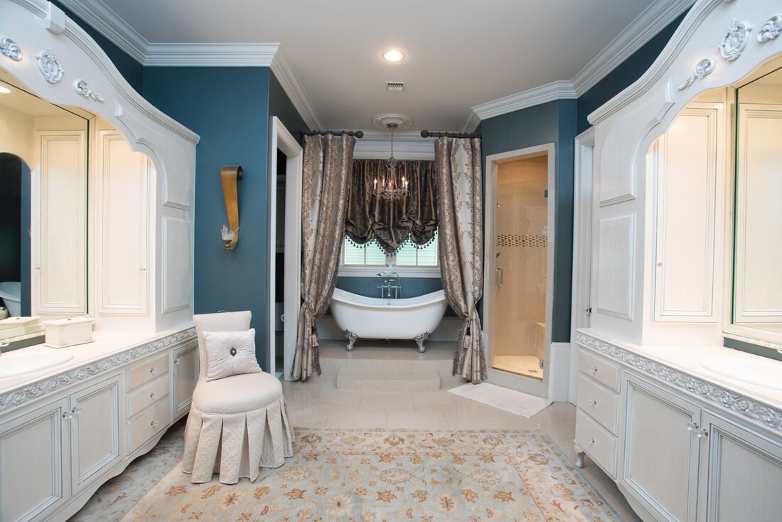 Living room styled with antiques